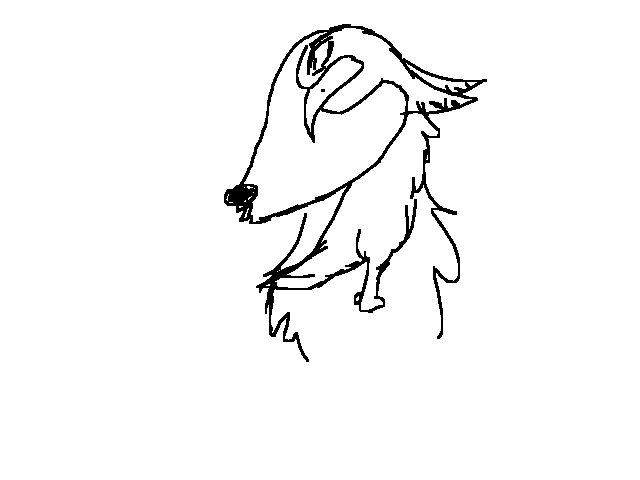 Can u see you see the bird and the wolf?
