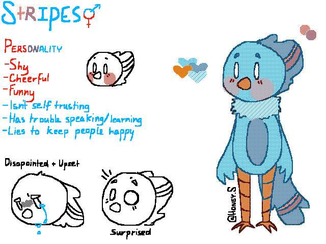 Stripes | OC ref sheet