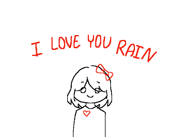 I love it when it rains, its so soothing