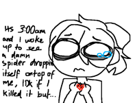 I’m on the couch too paranoid to sleep