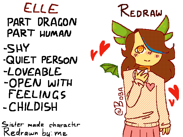 My sister made this character (she is only 4)