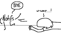 My notifs are dissapearing