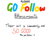 if you haven’t yet go follow @Marccimoo15