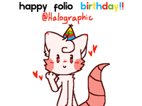 @Halographic || happy folio b-day
