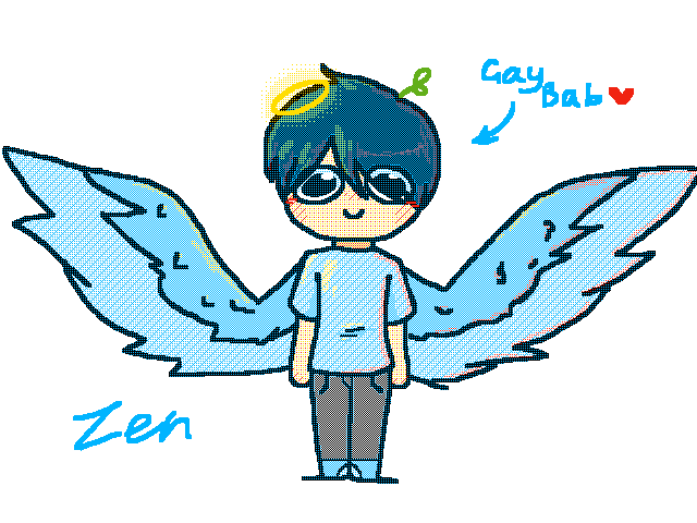 -Angel Boy- (made in train station)