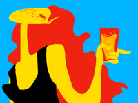 This is totally mango juice