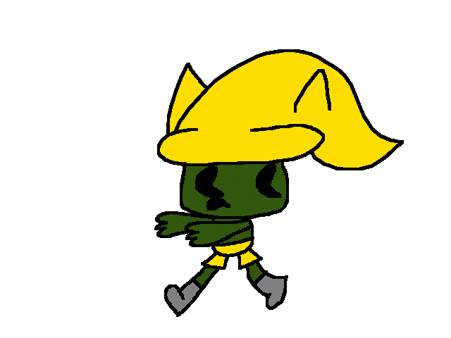 Old cartoon running