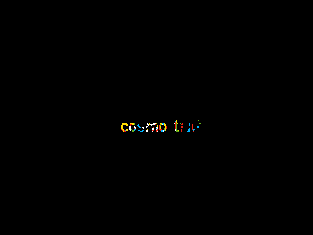 CosmoText