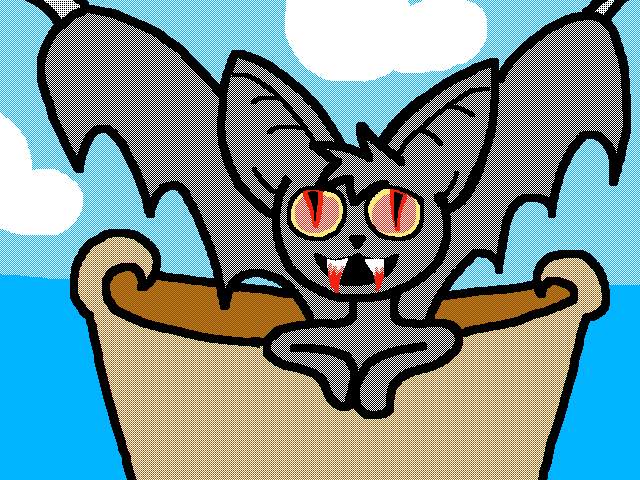 A bat in a boat (me)