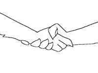 Le hand shake