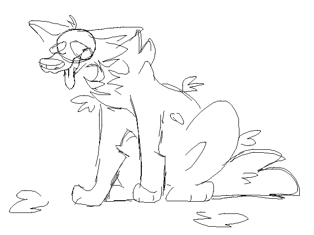 Feking dog fur