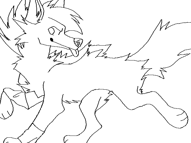 Free scene canine base to colour!!