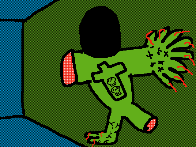 フランケンシュタインの後ろ姿