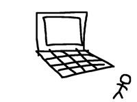 パソコンの小人