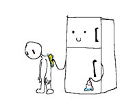Refrigerators are supposed to clean humans!!
