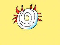 Spinning crab.