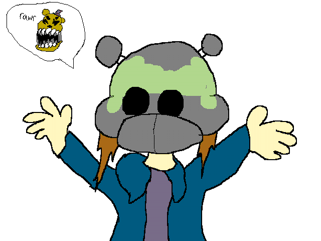 I finished the base of my night fredbear
