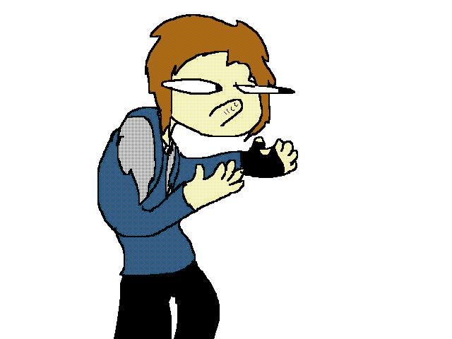 Y iz drawing with hurt thumb so hard!?!?