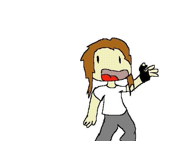 I SPRAINED MY THUMB! :)