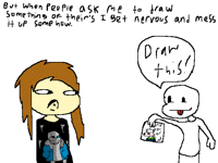 I would do an art trade...
