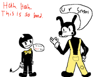Bendy is a very shortness