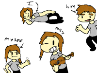 Me, myself and I and him