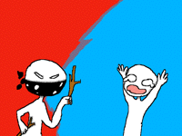 This is a stick up!