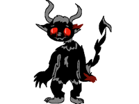 Smol demon full body.
