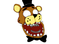 Withered Freddy head