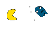 Pac man eating forever