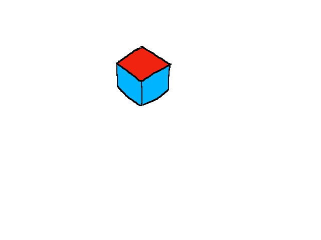 4 frame 3D cube