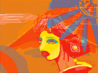 Oiran 花魁 and RedFuji