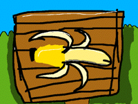 THE BANANA ON THE TABLE