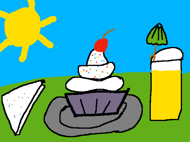 Cupcake and lemonade