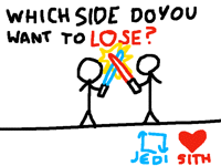 Which side do you want to LOSE?