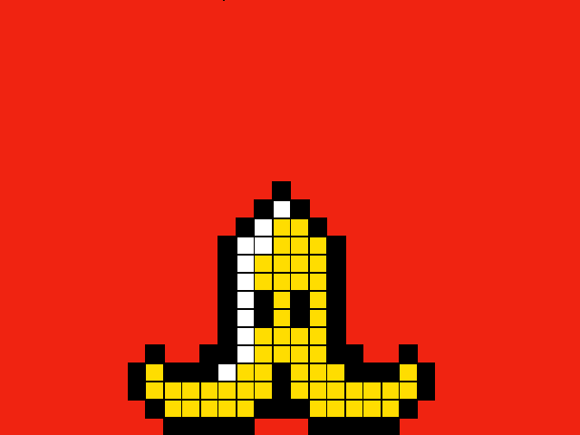 Mario Banana Pixel art