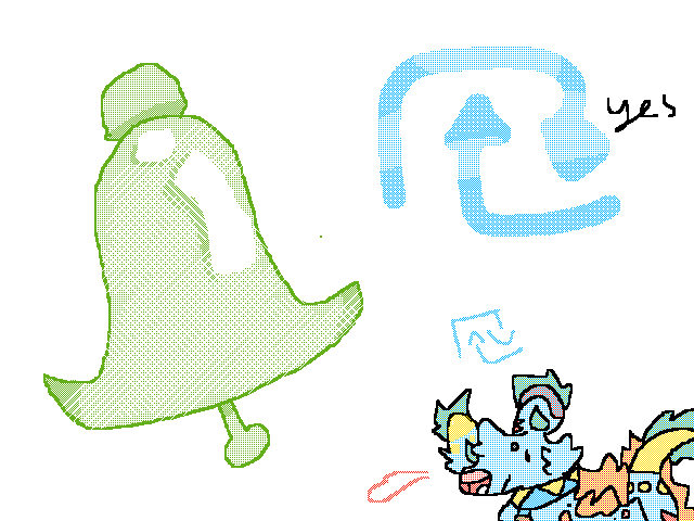 Does anyone have the big green bell on?