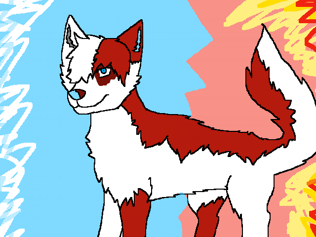 Todoroki as a wolf