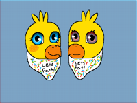 Chica and toy chica