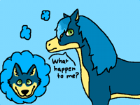 Alaska as a horse