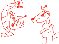 Foxy and Mangle