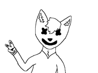 Mashmello as a furry
