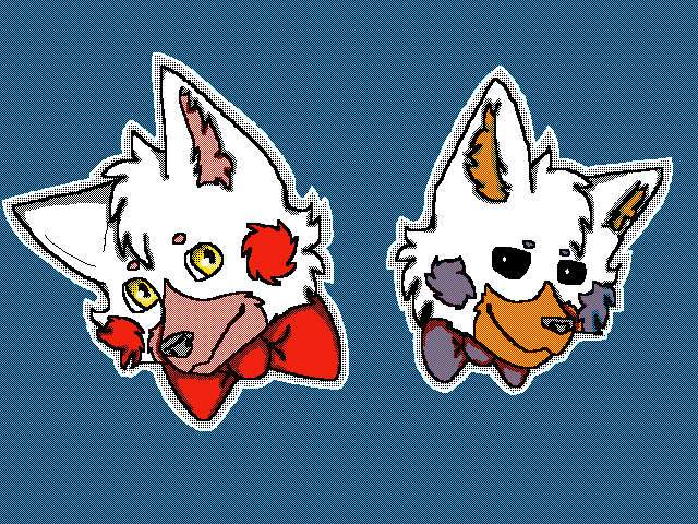 Lolbit and f. Foxy