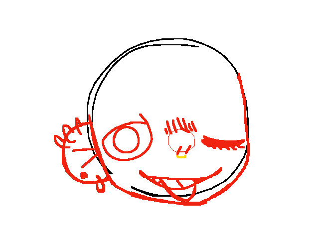 White girl-Roshi ((wtf is this ugly ass art))