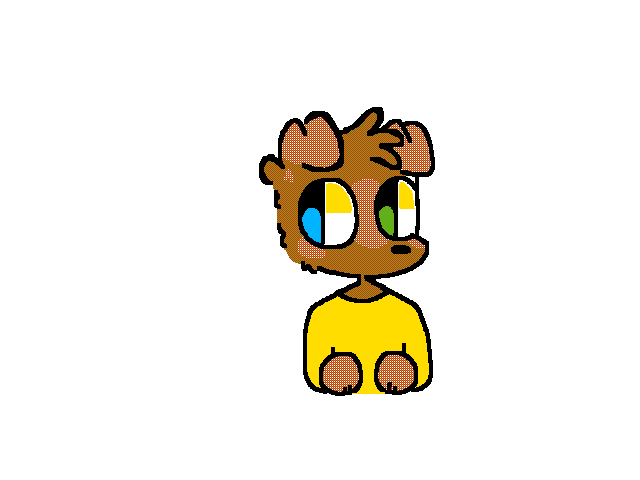 This is my new o.c uh (I doodled him in class)