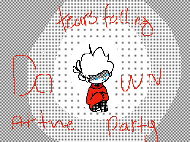 Saddest little baby in the room