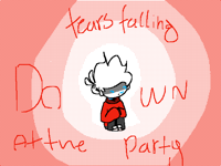 Saddest little baby in the room