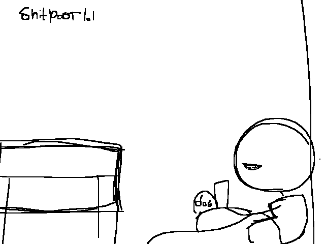 Lol sitting on the floor watching bu