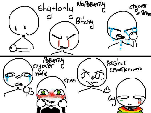 Before puberty = in puberty (moods)