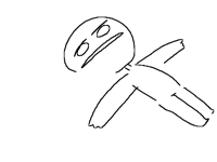 He